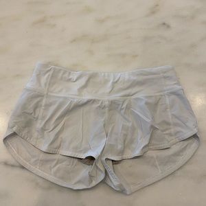 White lulu shorts!